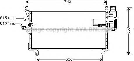 Ava Quality Cooling FT 5177 - Конденсатор, кондиціонер autocars.com.ua