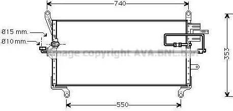 Ava Quality Cooling FT5178D - Конденсатор, кондиціонер autocars.com.ua