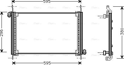 Ava Quality Cooling FT 5187 - Конденсатор, кондиціонер autocars.com.ua