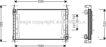 Ava Quality Cooling FT 5194 - Конденсатор, кондиціонер autocars.com.ua