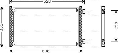 Ava Quality Cooling FT 5213 - Конденсатор, кондиціонер autocars.com.ua