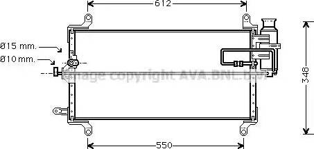 Ava Quality Cooling FT 5217 - Конденсатор, кондиціонер autocars.com.ua