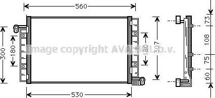 Ava Quality Cooling FT 5222 - Конденсатор, кондиціонер autocars.com.ua