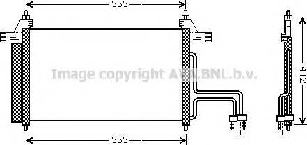 Ava Quality Cooling FT 5253 - Конденсатор, кондиціонер autocars.com.ua