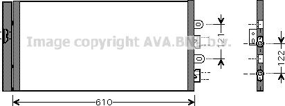 Ava Quality Cooling FT5298D - Конденсатор, кондиціонер autocars.com.ua