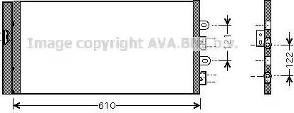 Ava Quality Cooling FT 5298 - Конденсатор, кондиціонер autocars.com.ua