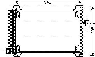 Ava Quality Cooling FT5327D - Конденсатор, кондиціонер autocars.com.ua