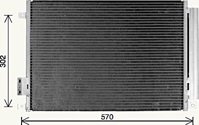 Ava Quality Cooling FT5471D - Конденсатор, кондиціонер autocars.com.ua