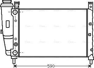 Ava Quality Cooling FTA2122 - Радіатор, охолодження двигуна autocars.com.ua