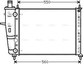 Ava Quality Cooling FTA2230 - Радиатор, охлаждение двигателя avtokuzovplus.com.ua