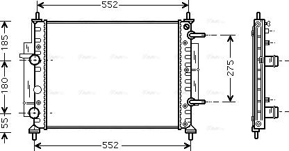 Ava Quality Cooling FTA2260 - Радиатор, охлаждение двигателя autodnr.net