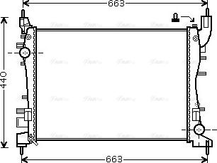 Ava Quality Cooling FTA2358 - Радіатор, охолодження двигуна autocars.com.ua