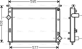 Ava Quality Cooling FTA2371 - Радіатор, охолодження двигуна autocars.com.ua