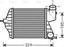 AVA FTA4309 - Интеркулер autocars.com.ua