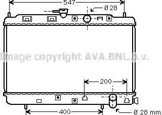 Ava Quality Cooling HD 2050 - Радиатор, охлаждение двигателя avtokuzovplus.com.ua