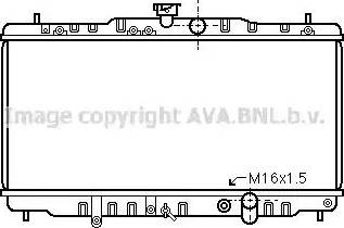 Ava Quality Cooling HD 2057 - Радіатор, охолодження двигуна autocars.com.ua