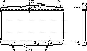 Ava Quality Cooling HD 2070 - Радіатор, охолодження двигуна autocars.com.ua