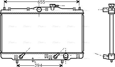 Ava Quality Cooling HD 2071 - Радіатор, охолодження двигуна autocars.com.ua