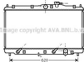 Ava Quality Cooling HD 2079 - Радіатор, охолодження двигуна autocars.com.ua