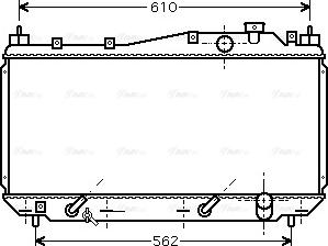 Ava Quality Cooling HD 2114 - Радіатор, охолодження двигуна autocars.com.ua