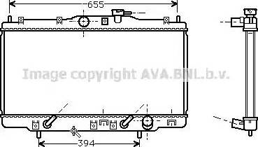 Ava Quality Cooling HD 2119 - Радиатор, охлаждение двигателя avtokuzovplus.com.ua