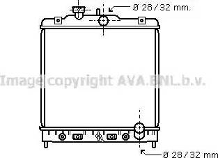 Ava Quality Cooling HD 2123 - Радиатор, охлаждение двигателя autodnr.net