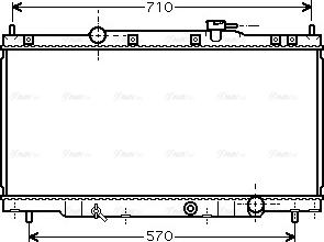 Ava Quality Cooling HD 2162 - Радіатор, охолодження двигуна autocars.com.ua