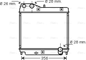 Ava Quality Cooling HD 2178 - Радіатор, охолодження двигуна autocars.com.ua