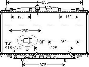 Ava Quality Cooling HD 2179 - Радіатор, охолодження двигуна autocars.com.ua