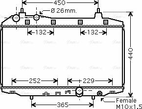 Ava Quality Cooling HD 2188 - Радиатор, охлаждение двигателя autodnr.net