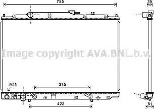 Ava Quality Cooling HD2252 - Радіатор, охолодження двигуна autocars.com.ua