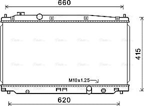 Ava Quality Cooling HD2253 - Радіатор, охолодження двигуна autocars.com.ua