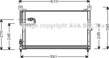 AVA HD 5097 - Конденсатор, кондиціонер autocars.com.ua