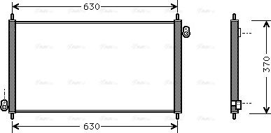 Ava Quality Cooling HD 5107 - Конденсатор кондиционера avtokuzovplus.com.ua