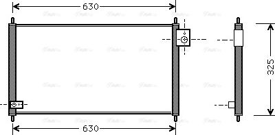 Ava Quality Cooling HD 5111 - Конденсатор, кондиціонер autocars.com.ua