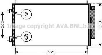 Ava Quality Cooling HDA5214D - Конденсатор кондиционера avtokuzovplus.com.ua