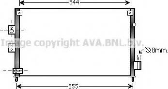 Ava Quality Cooling HD 5227 - Конденсатор кондиционера avtokuzovplus.com.ua