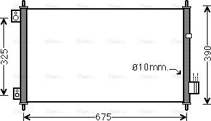 AVA HD 5229 - Конденсатор, кондиціонер autocars.com.ua