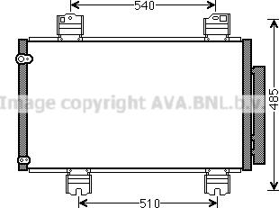 Ava Quality Cooling HD5236D - Конденсатор кондиционера avtokuzovplus.com.ua