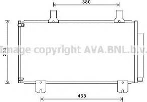 Ava Quality Cooling HD5247 - Конденсатор, кондиціонер autocars.com.ua