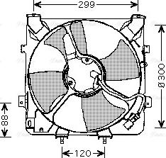 Ava Quality Cooling HD 7522 - Вентилятор, охлаждение двигателя avtokuzovplus.com.ua