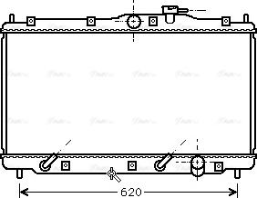 Ava Quality Cooling HDA2079 - Радіатор, охолодження двигуна autocars.com.ua