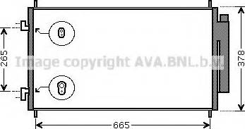 Ava Quality Cooling HDA5214 - Конденсатор кондиционера avtokuzovplus.com.ua