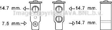 Ava Quality Cooling HY1386 - Расширительный клапан, кондиционер avtokuzovplus.com.ua