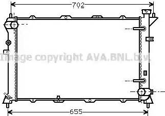 Ava Quality Cooling HY 2025 - Радіатор, охолодження двигуна autocars.com.ua