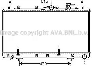 Ava Quality Cooling HY 2027 - Радіатор, охолодження двигуна autocars.com.ua