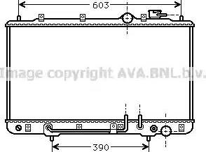 Ava Quality Cooling HY 2032 - Радіатор, охолодження двигуна autocars.com.ua