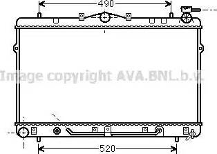 Ava Quality Cooling HY 2044 - Радиатор, охлаждение двигателя avtokuzovplus.com.ua