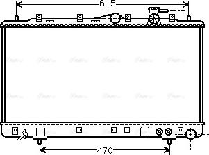 Ava Quality Cooling HY 2056 - Радіатор, охолодження двигуна autocars.com.ua