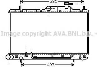 Ava Quality Cooling HY 2086 - Радіатор, охолодження двигуна autocars.com.ua